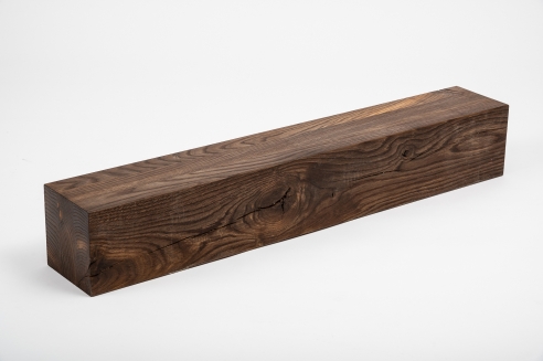 Glued laminated beam Squared timber Smoked oak Rustic 80x80 mm natural oiled