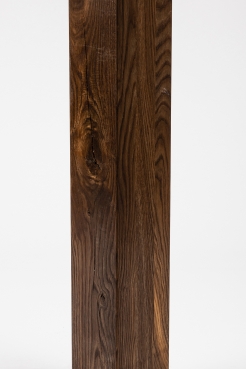 Glued laminated beam Squared timber Smoked oak Rustic 160x160 mm brushed Hard wax oil Natural