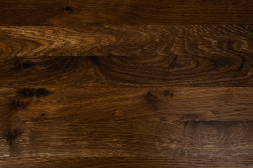 Worktop Solid wood  Smoked oak Rustic 40 mm Swiss edge Hard wax oil Natural (colourless)