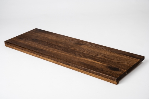 Treppenstufe Fensterbank Eiche Räuchereiche Rustikal 20mm DL naturgeölt 290x1005mm