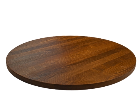 Round table Smoked Oak prime grade 40mm nature oiled