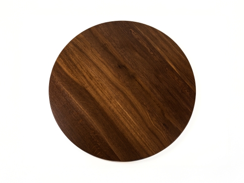 Preview: Round Tabletop Worktop Smoked Oak A/B 26mm natural oil