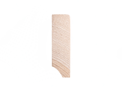 Plint 24x80 mm Essen Select Natur Hardwax Geolied Natuurlijk Wit 2m met radius 5mm