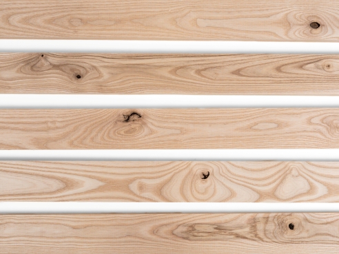 Houten lamel Essen Rustiek 24x60mm 40-200cm Plint Lijstwerk Onderconstructie