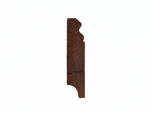 Preview: Solid Skirting Board Smoked Oak Select Nature 20x70 natural oil 1,5-2,5m Hamburg profile