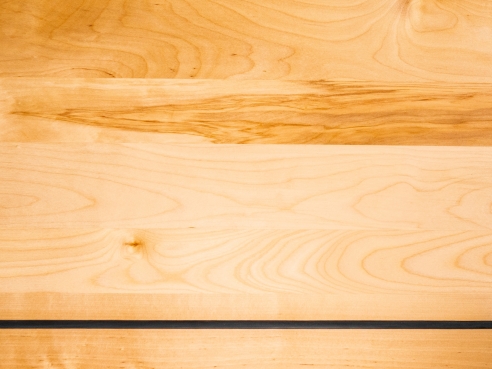 Stair tread Solid Birch Hardwood 20 mm, nature oiled with rubber lip