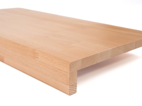 Preview: Traptrede Trap Beuken A/B 20mm KGZ Helder Gelakt Traprenovatie Overzettrede