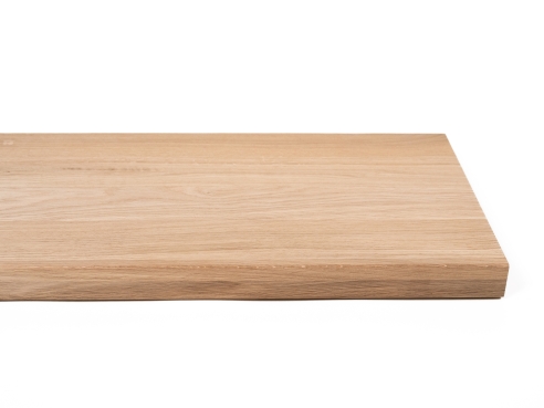 Preview: Marche d'escalier, Appui de fenêtre Chêne A/B 16 mm non traité, lattes pleines