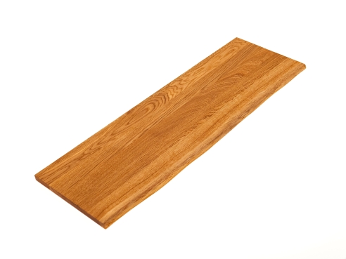 Plank met Boomkant Eiken Select Natuur DL 20 mm Natuurlijk Geolied Boekenplank Wandplank