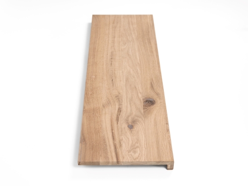 Treppenstufe Trittstufe Renovierungsstufe Setzstufe Eiche Rustikal unbehandelt Massivholz Eiche LIGNAU Holzhandel Wuppertal