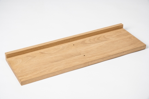 Wall Shelf with connector Oak rustic 20mm Width: 400mm untreated