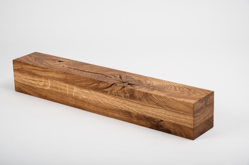 Glued laminated beam Squared timber Wild oak 160x160 mm natural oiled