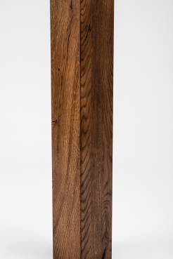 Glued laminated beam Squared timber Wild oak 120x120 mm Walnut oiled
