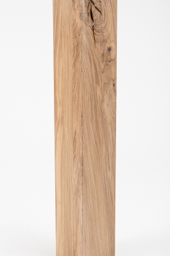 Glued laminated beam Squared timber Wild oak 80x80 mm white oiled