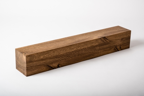 Glued laminated beam Squared timber Wild oak 160x160 mm brushed antique oiled