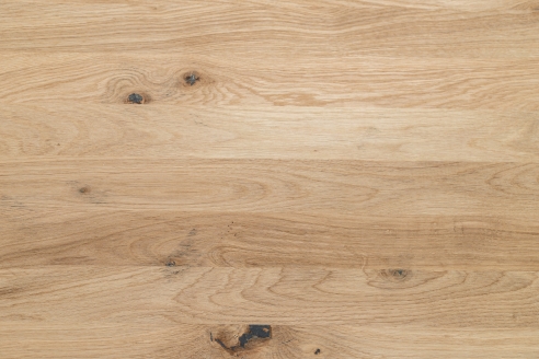 Massivholzplatte Leimholzplatte 19x1210x700-2200 mm Eiche Rustikal 19 mm, DL durchgehende Lamellen, schwarz gespachtelt
