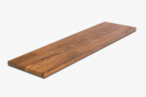 Wall Shelf Riser Oak Wild Oak KGZ 20mm Antique Oiled Shelf Board