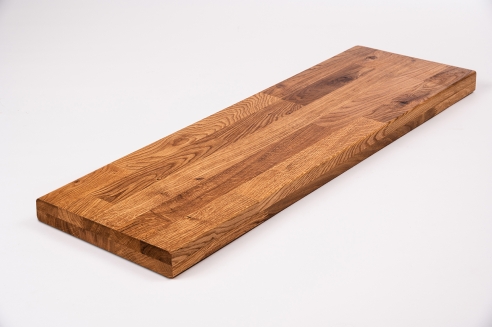 Stair tread Solid Oak Hardwood , Rustic grade, KGZ 40 mm, natural oiled