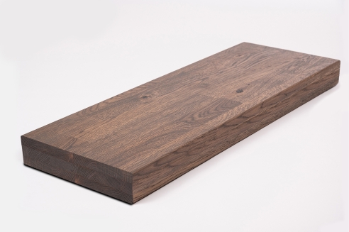 Stair tread Solid Oak Hardwood , Rustic grade, KGZ 60 mm, Graphite oiled