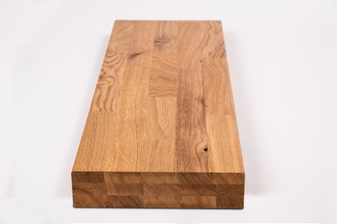 Stair tread Solid Oak Hardwood , Rustic grade, kgz 60 mm, hard wax oil nature