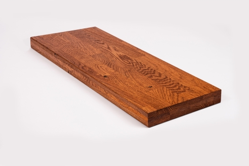 Stair tread Solid Oak Hardwood , Rustic grade, KGZ 60 mm, Kirsche oiled