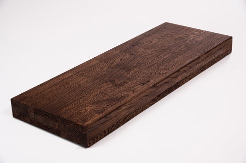Stair tread Solid Oak Hardwood, Rustic grade, KGZ 60 mm, walnut oiled