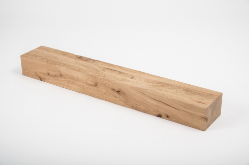 Glued laminated beam Squared timber Wild oak 80x120 mm untreated