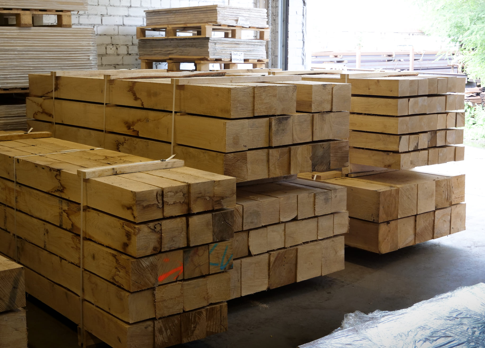 EICHE BALKEN FACHWERK 13x13x240 cm Eichenbalken Pfosten Kantholz
