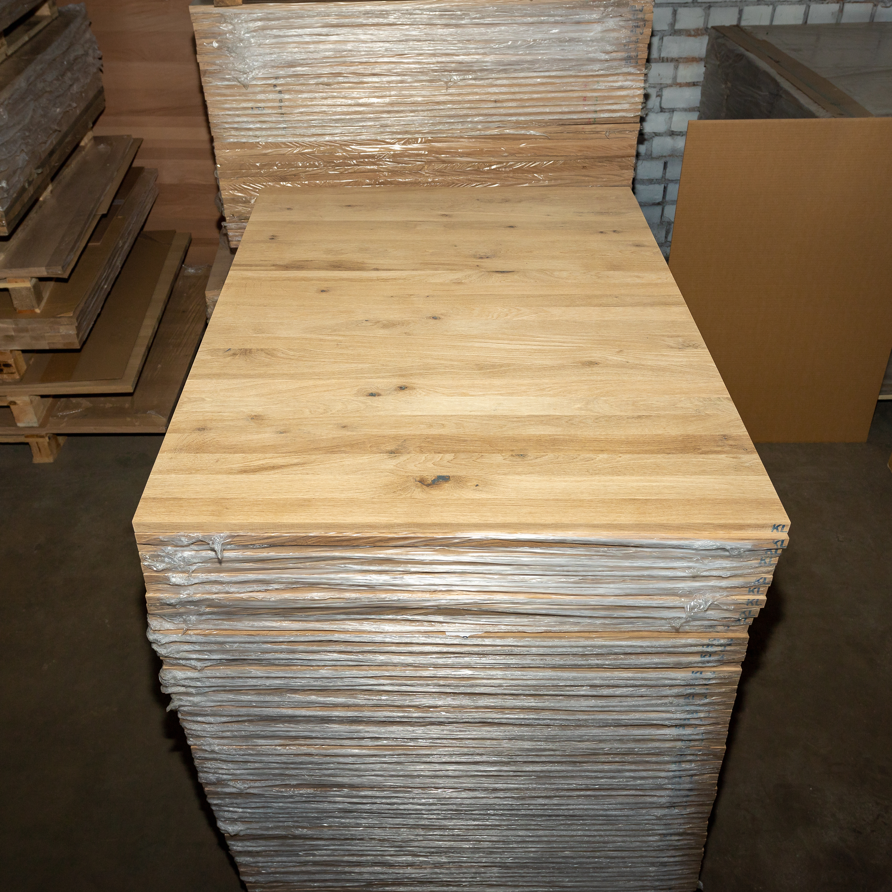 Lignau - Solid wood panel 26x1210x600-3000 mm Oak Rustic 26