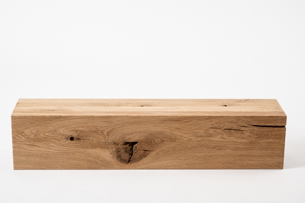 Glued laminated beam Squared timber Wild oak 160x160 mm untreated