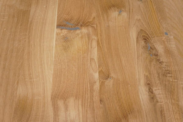 Worktop Solid wood Wild oak with unteamed live edge 40 mm untreated