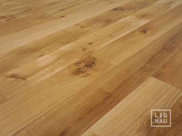 Solid flooring Oak Natural Rustic 15x130x600-1400mm