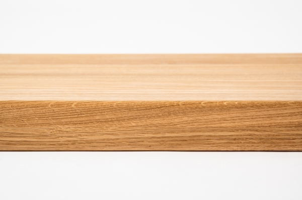 Window sill Solid Oak Hardwood A/B Select Natur with overhang, 20 mm, prime grade, hard wax oil natural