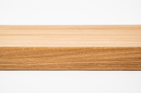 Appui de fenêtre Chêne Classe Première A/B 26 mm, lamelles entières, cire dure à l'huile Nature