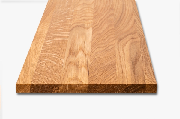 Windowsill Oak Select Natur A/B 26 mm, full lamella, natural oiled