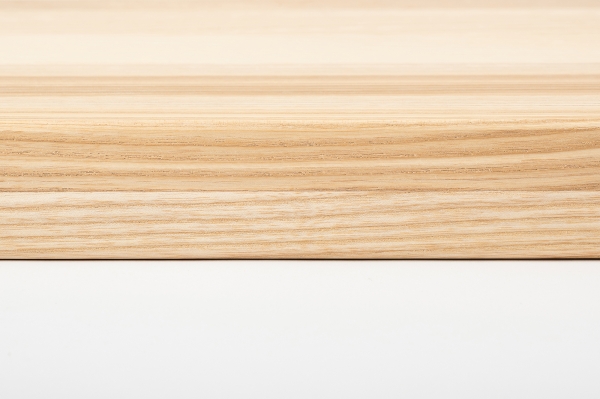 Window sill Solid Ash with overhang 20 mm Prime-Nature grade, hard wax oil nature white