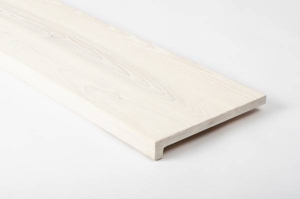 Window sill Solid Ash  20 mm Prime-Nature grade, chalked white oiled