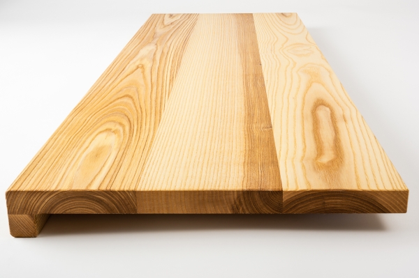 Arbeitsplatte Massivholzplatte Esche Select Natur Premium 20 mm unbehandelt