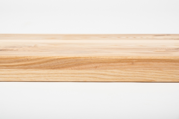 Window sill Solid Ash Hardwood with overhang , Rustic grade, 20 mm hard wax oil nature