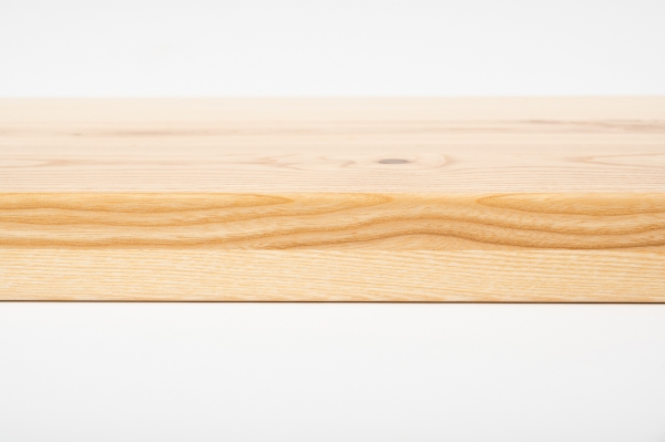 Window sill Solid Ash Hardwood with overhang Rustic grade 20 mm laquered