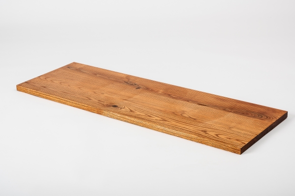 Wall Shelf Solid Ash Hardwood  Rustic grade, 20 mm cherry oiled