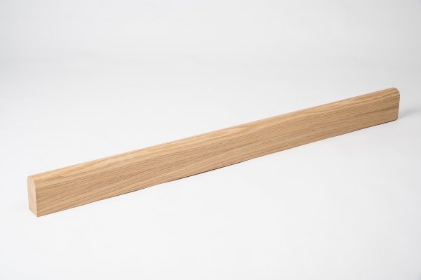 Handrail stair railing oak select nature 40mm x 80mm semicircular