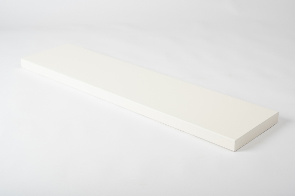 Treppenstufe Trittstufe Buche Kernbuche 40 mm weiß lackiert mit RAL9010