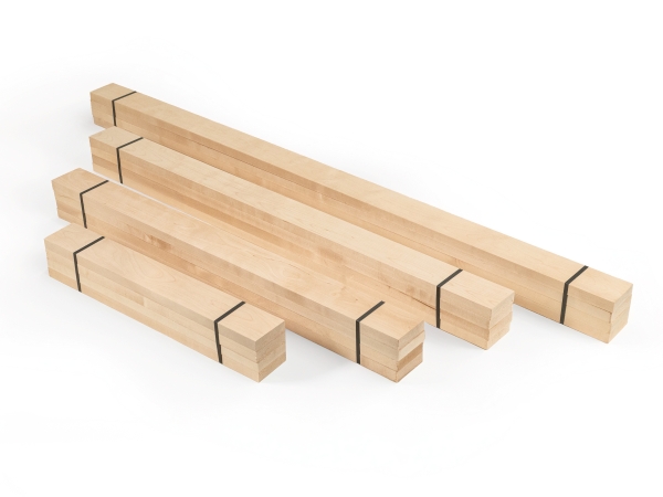 Houten lamel Berken A/B 24x60mm 40-200cm Plint Lijstwerk Onderconstructie