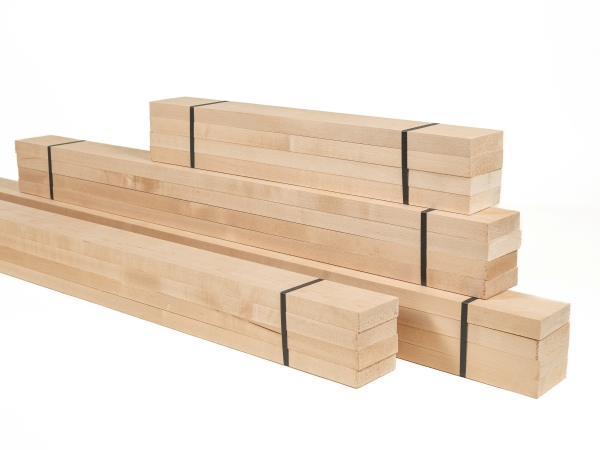 Houten lamel Berken A/B 24x60mm 40-200cm Plint Lijstwerk Onderconstructie