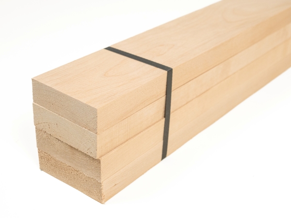 Houten lamel Berken A/B 24x60mm 40-200cm Plint Lijstwerk Onderconstructie
