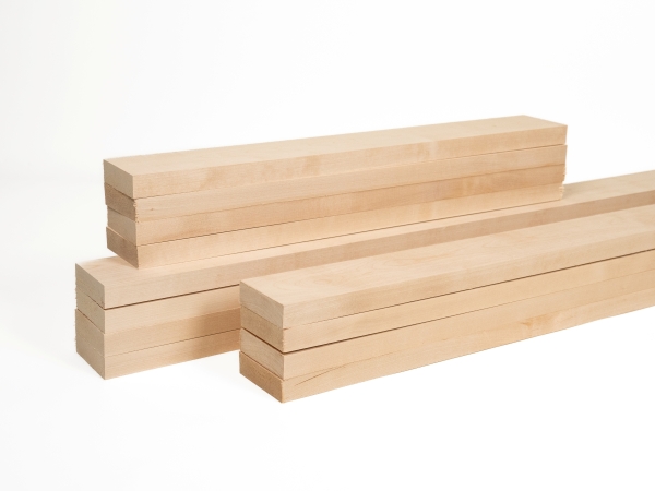 Houten lamel Berken A/B 24x60mm 40-200cm Plint Lijstwerk Onderconstructie