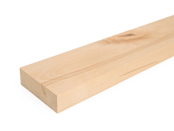 Lamellen Berken Rustiek Massief 24x80 mm, 2,1-2,5 m, Knutselhout Stroken