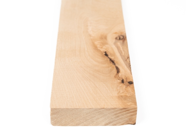 Lamellen Berken Rustiek Massief 24x80 mm, 2,1-2,5 m, Knutselhout Stroken