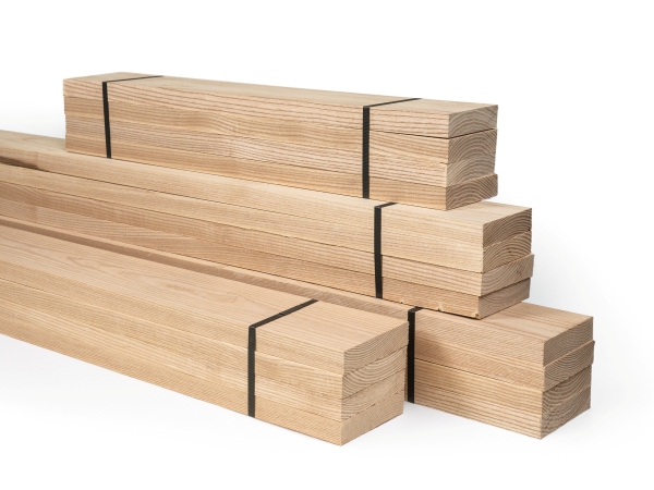 Houten lamel Essen A/B 24x100mm 40-200cm Plint Lijstwerk Onderconstructie